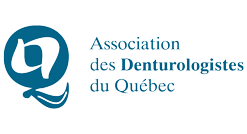 Logo de l'Association des denturologistes du Québec sur le site de Nancy Bibeau denturologiste